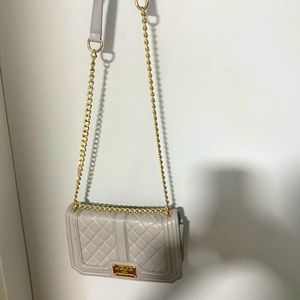 Perfect condition light grey with gold hardware Bebe bag.